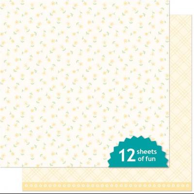 Lawn Fawn Designpapier Bitsy Blooms - Daisy